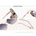 New fashion small frame polygon Sunglasses Women's fashion in Europe and America the same Sunglasses street style glasses s21102